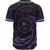 Chuuk Polynesian Baseball Shirt - Purple Tribal Wave - Polynesian Pride