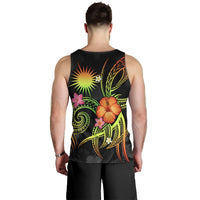 Marshall Islands Polynesian Personalised Men's Tank Top - Legend of Marshall Islands (Reggae) - Polynesian Pride