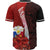 Philippines Polynesian Custom Personalised Baseball Shirt - Coat Of Arm With Hibiscus - Polynesian Pride