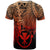 Hawaii Polynesian Custom T Shirt Tribal Wave Tattoo Red Ver 2 - Polynesian Pride