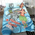 Solomon Islands Bedding Set - Polynesian Girls With Shark - Polynesian Pride