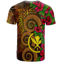 Hawaii Polynesian Custom T Shirt Hibiscus Vintage - Polynesian Pride