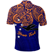 Custom Papua New Guinea New Ireland Pride Polo Shirt LT12 Unisex Blue - Polynesian Pride
