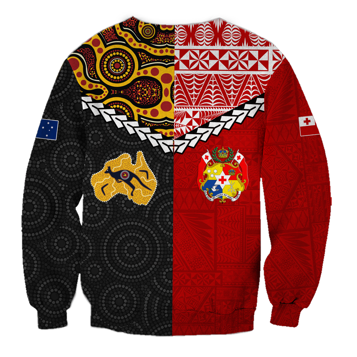 Tonga Combine Australia Aboriginal Heritage Sweatshirt - LT12 - Polynesian Pride