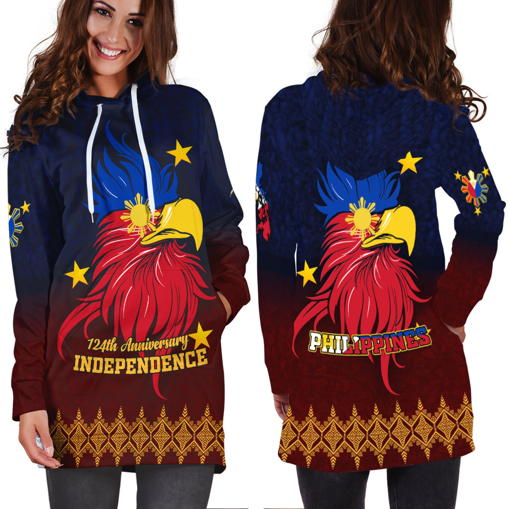 The Philippines Independence Anniversary 124th Years Hoodie Dress - LT12 - Polynesian Pride