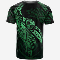Tonga Polynesian T Shirt Tonga Legend Green Version - Polynesian Pride