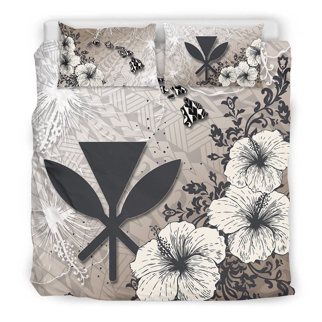 Hawaii Bedding Set - Vintage Luxury Floral Style - Polynesian Pride