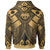 Fsm Custom Hoodie Gold Seal with Polynesian Tattoo - Polynesian Pride