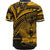 Papua New Guinea Baseball Shirt - Gold Color Cross Style - Polynesian Pride