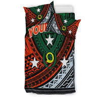 (Custom Personalised) Vanuatu Penama Province Tribal Pattern Bedding Set - LT12 - Polynesian Pride