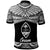 Guam Custom Polo Shirt Polynesian Tattoo White Version - Polynesian Pride