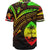 Guam Baseball Shirt - Reggae Color Cross Style - Polynesian Pride