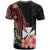 Wallis and Futuna T Shirt Red Polynesian Hibiscus Pattern Style - Polynesian Pride