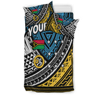 (Custom Personalised) Vanuatu Sanma Province Tribal Pattern Bedding Set - LT12 - Polynesian Pride