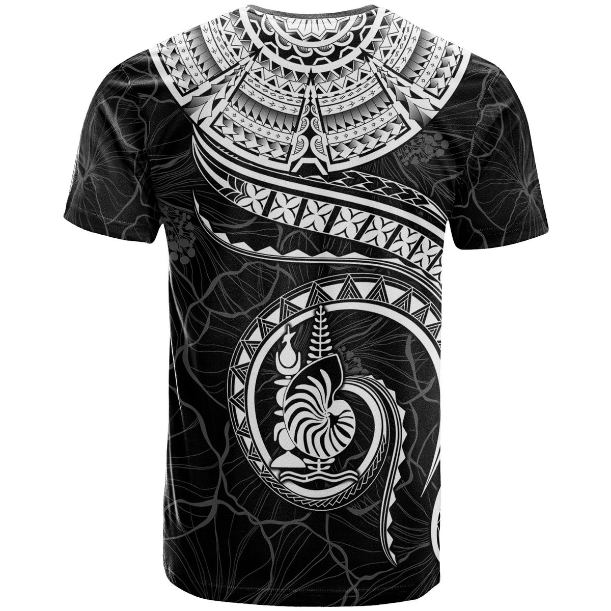 New Caledonia Polynesian T Shirt New Caledonia Waves (White) - Polynesian Pride