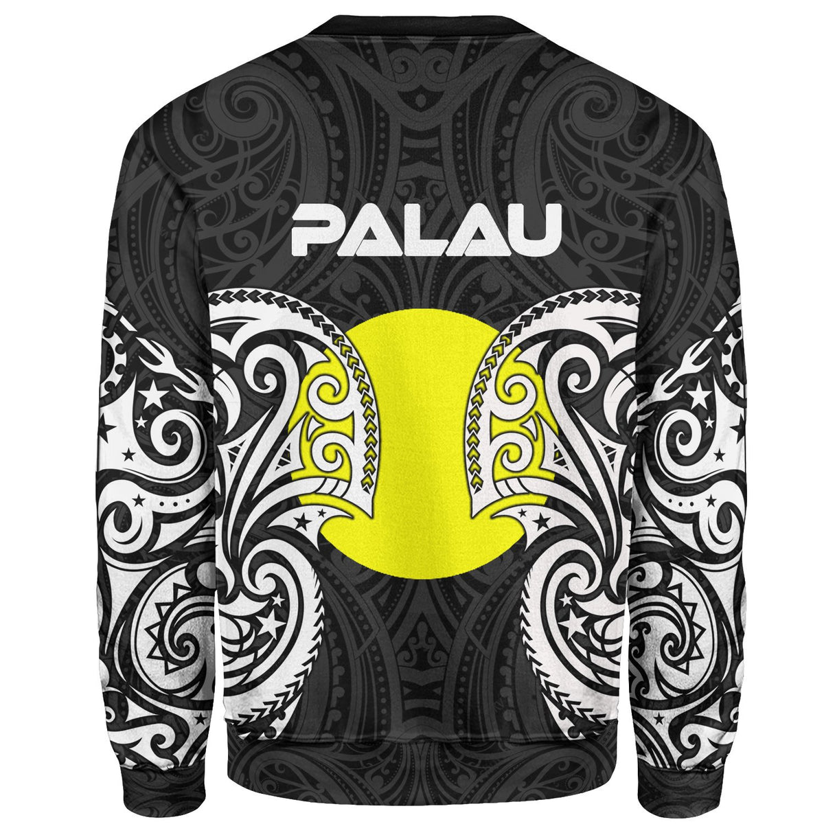 Palau Polynesian Custom Personalised Sweater - Spirit Style White - Polynesian Pride