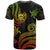 Tuvalu Custom T Shirt Polynesian Turtle With Pattern Reggae - Polynesian Pride