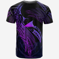 Tokelau Polynesian T Shirt Tokelau Legend Purple Version - Polynesian Pride