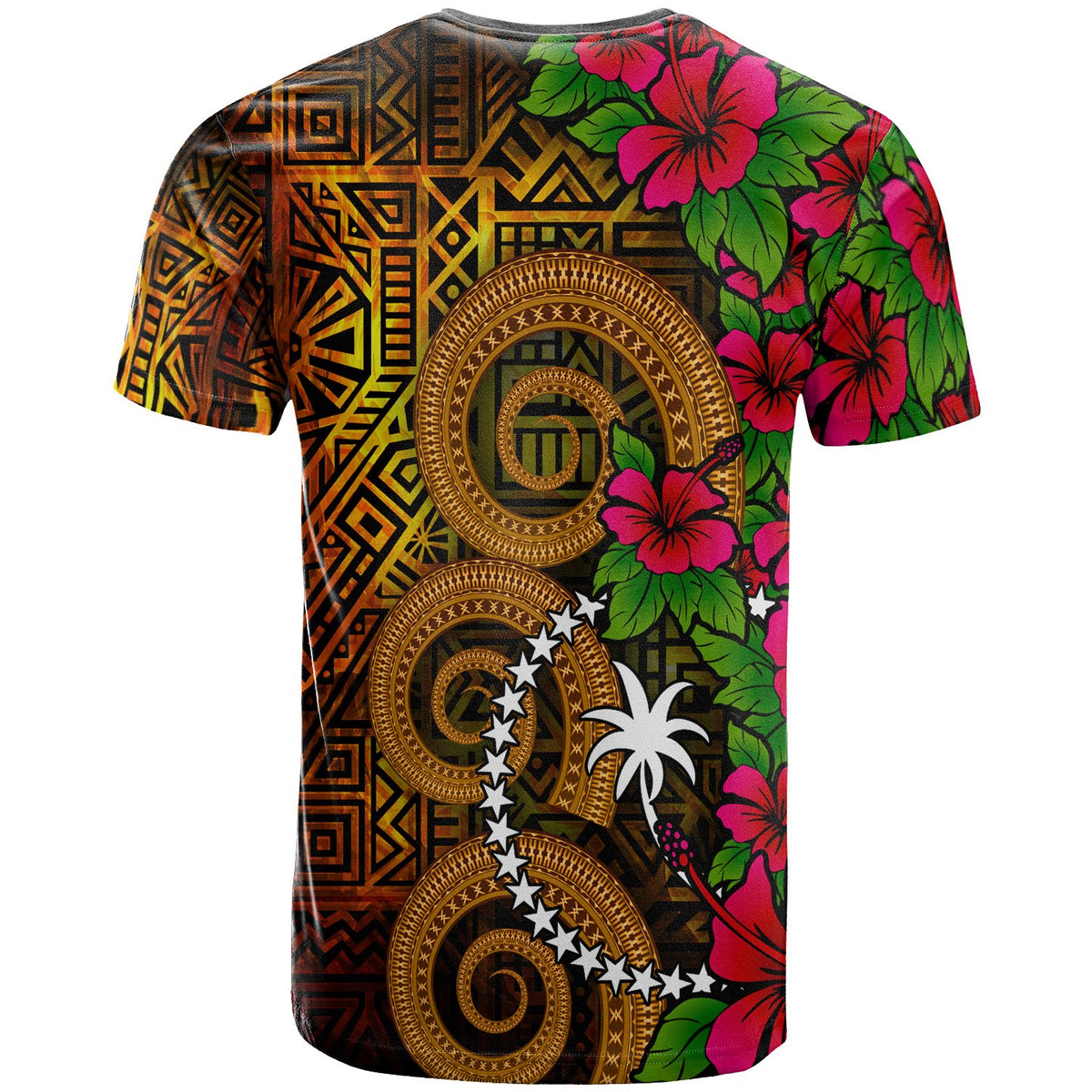 Chuuk Micronesia Polynesian T Shirt Hibiscus Vintage - Polynesian Pride