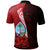 Guam Polynesian Polo Shirt Coat Of Arm With Hibiscus - Polynesian Pride