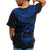 Guam Polynesian T Shirt Guam Waves (Blue) - Polynesian Pride