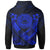 American Samoa Custom Hoodie AS Blue Seal Polynesian Patterns - Polynesian Pride