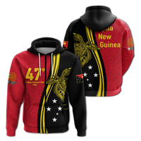 Papua New Guinea Independence Anniversary Polynesian Tribal Hoodie LT12 Zip Hoodie Black - Polynesian Pride