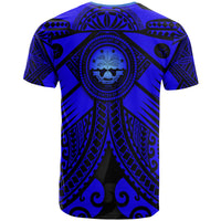 FSM T Shirt Blue Seal with Polynesian Tattoo - Polynesian Pride
