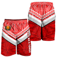 Tonga Rugby Mate Ma'a Tonga Tapa Pattern Men Short - LT2 - Polynesian Pride