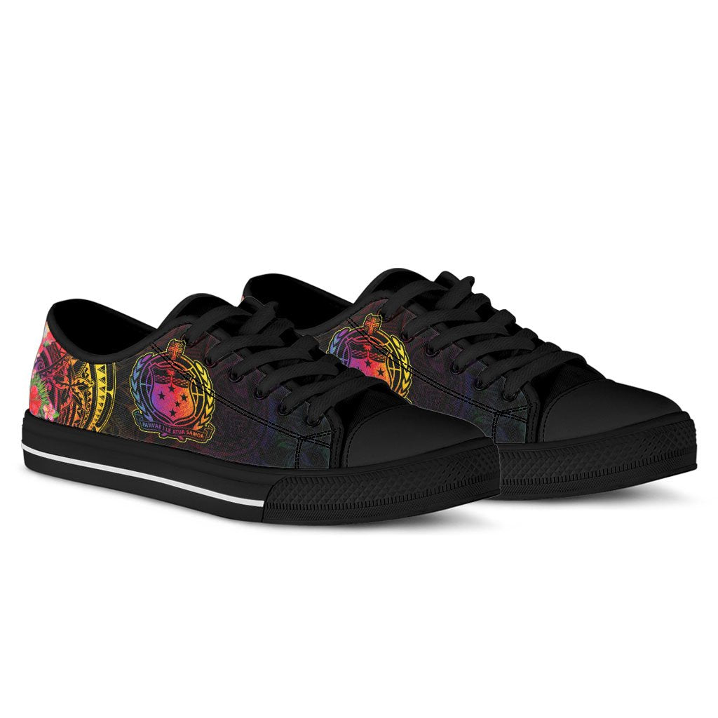 Samoa Low Top Shoes - Tropical Hippie Style - Polynesian Pride