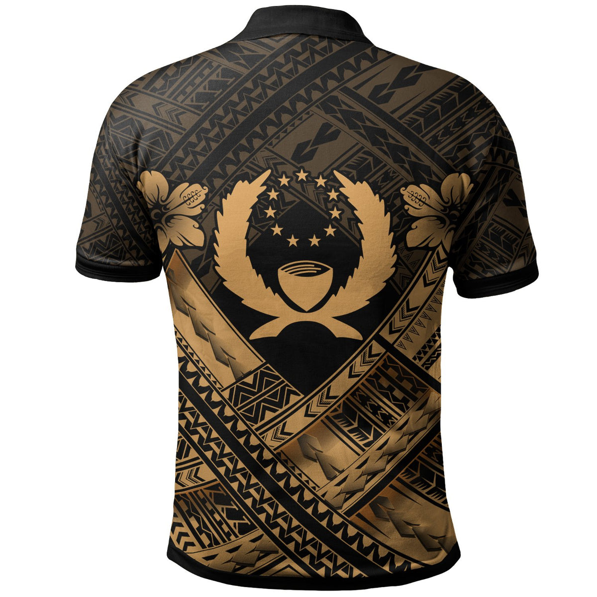 Pohnpei Custom Polynesian Polo Shirt Pohnpei Gold Seal Camisole Hibiscus Style - Polynesian Pride