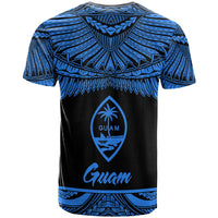 Guam Polynesian T Shirt Guam Pride Blue Version - Polynesian Pride