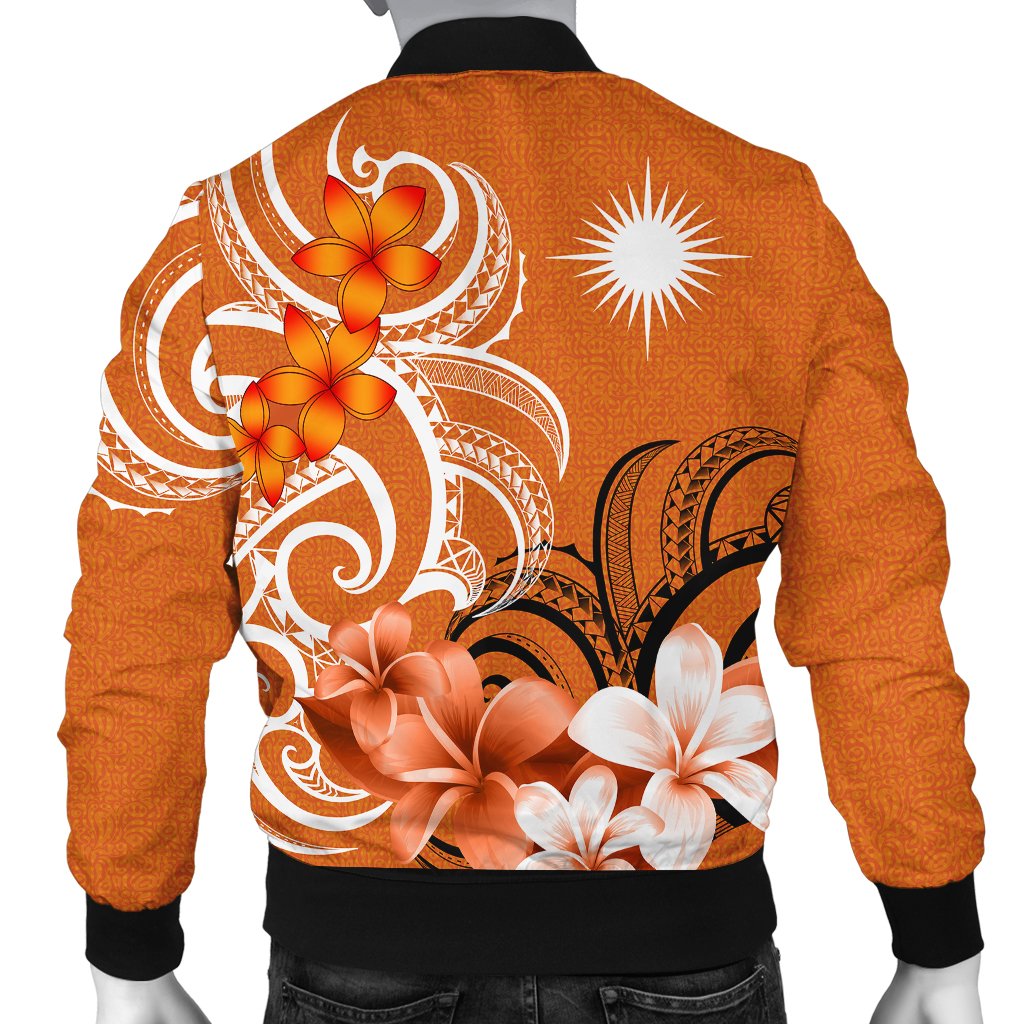 Marshall Islands Men's Bomber Jacket - Marshallese Spirit - Polynesian Pride