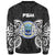Federated States Of Micronesia Polynesian Custom Personalised Sweater - Spirit Style White - Polynesian Pride