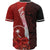 Chuuk Polynesian Custom Personalised Baseball Shirt - Coat Of Arm With Hibiscus - Polynesian Pride