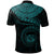 Polynesian Hawaii Polo Shirt Hawaiian Waves (Turquoise) - Polynesian Pride