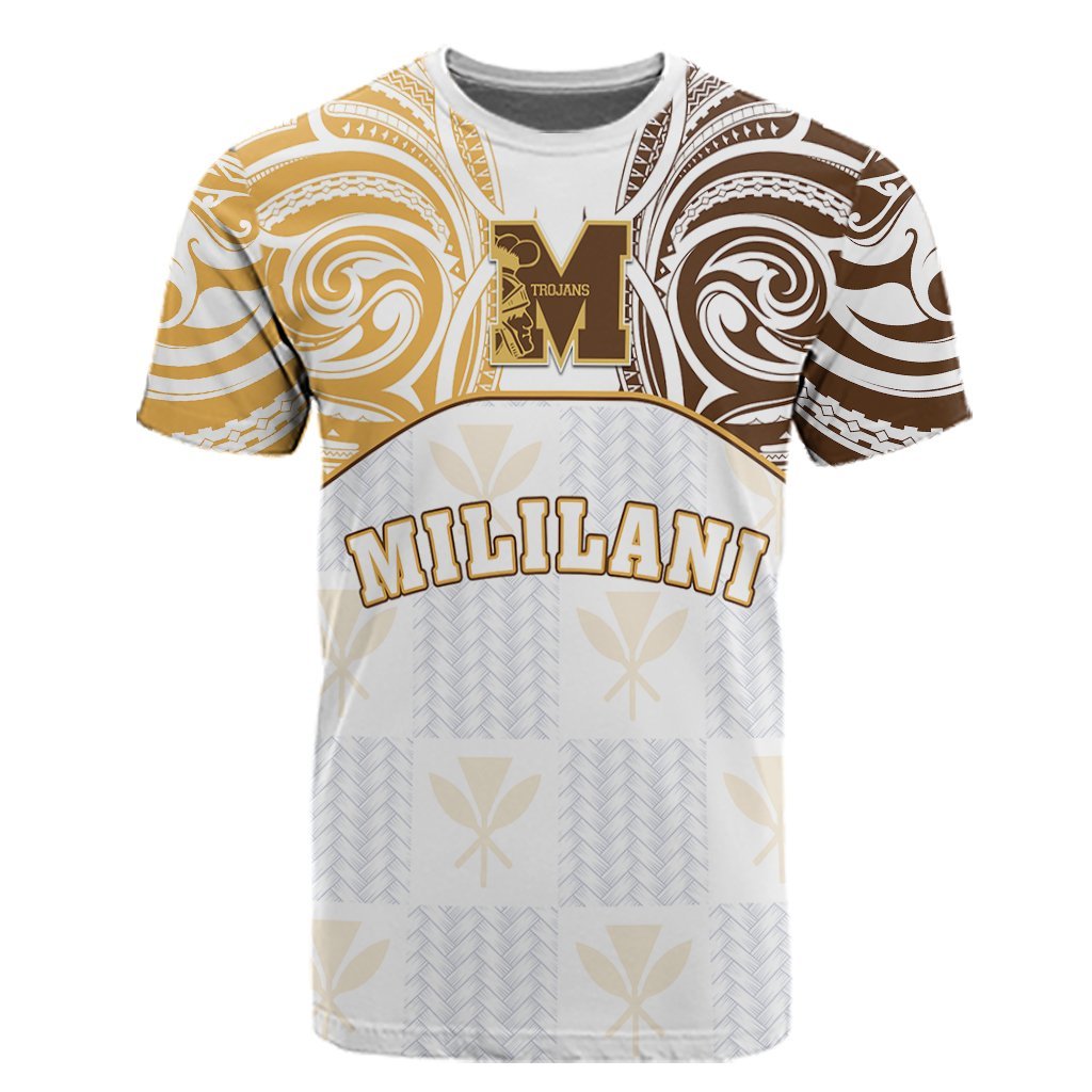 Hawaii T Shirt Kanaka Mililani High School T Shirt Demodern Style - Polynesian Pride