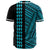 Hawaii Polynesian Kakau Baseball Jersey V.3 - Freestyle - Blue - Polynesian Pride