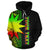 Nauru Polynesian Custom Hoodie Reggae Line - Polynesian Pride