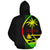 Guam Polynesian Custom Hoodie Reggae Line - Polynesian Pride