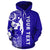 Tonga Custom Polynesian Hoodie Blue Line - Polynesian Pride