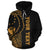 Pohnpei Polynesian Custom Hoodie Yellow Line - Polynesian Pride