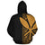 Polynesian Hawaii (Kanaka Maoli) Custom Hoodie Yellow Line - Polynesian Pride