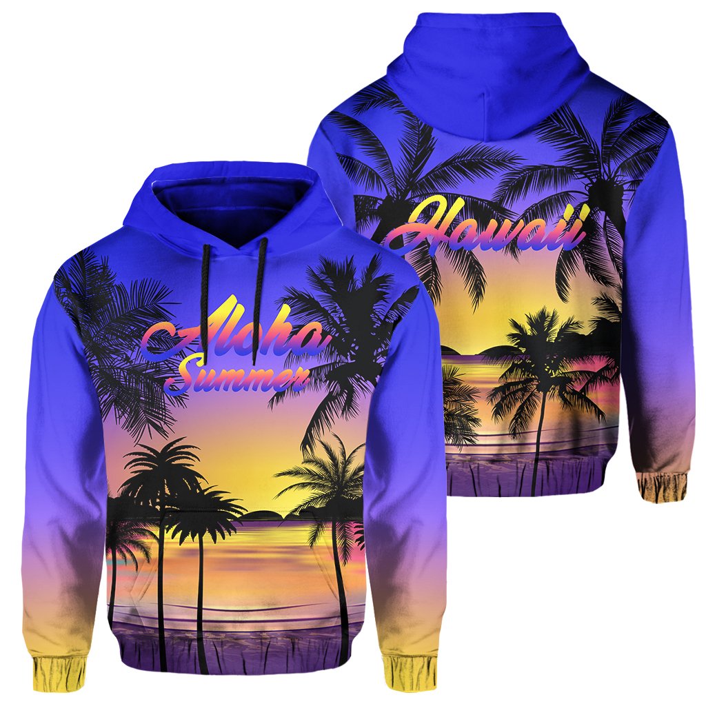 Hawaii Aloha Summer Hoodie Unisex Art - Polynesian Pride