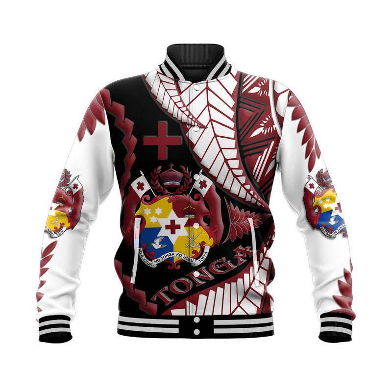 Tonga Emancipation Day Baseball Jacket Kupesi Pattern No.3 LT9 Unisex - Polynesian Pride