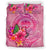 FMS Polynesian Bedding Set - Floral With Seal Pink - Polynesian Pride