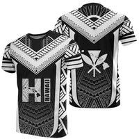Hawaiian Kanaka Polynesian T Shirt Active White Unisex White - Polynesian Pride