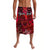 Custom Hawaii Flowers Lavalava Red Tribal Pattern Hawaiian LT13 Red - Polynesian Pride