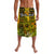 Custom Hawaii Flowers Lavalava Gold Tribal Pattern Hawaiian LT13 Gold - Polynesian Pride