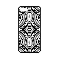 Polynesian 12 Rubber Phone Case One Size iPhone 8 (4.7") Black - White - Polynesian Pride